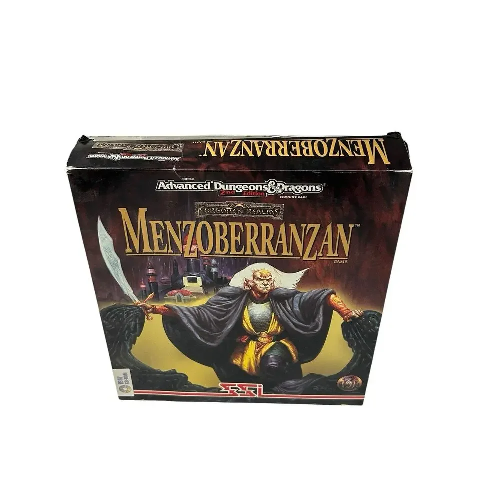 Menzoberranzan 1992 Forgotten Realms AD&D PC Box + Rule Book Only (NO GAME) READ